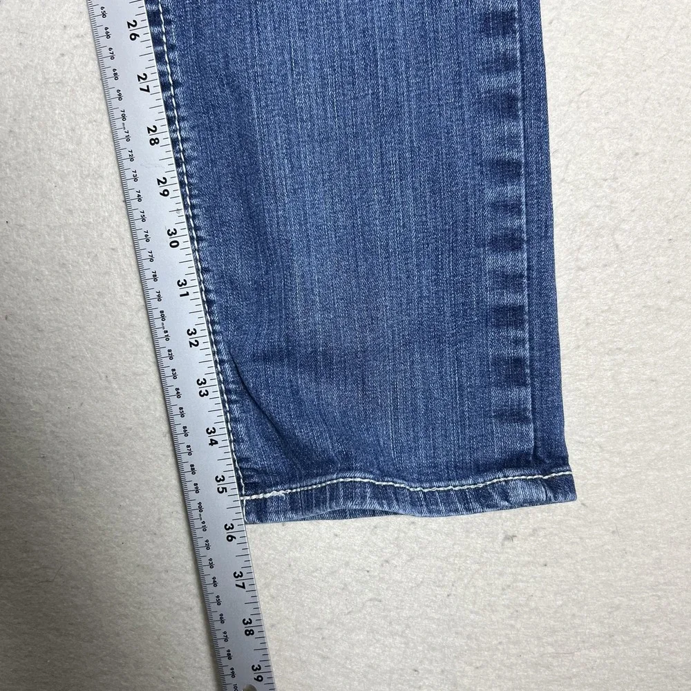 Ariat R.E.A.L. Jeans Womens 30XL Blue Medium Wash Slim Straight Stretch Denim - Picture 7 of 13